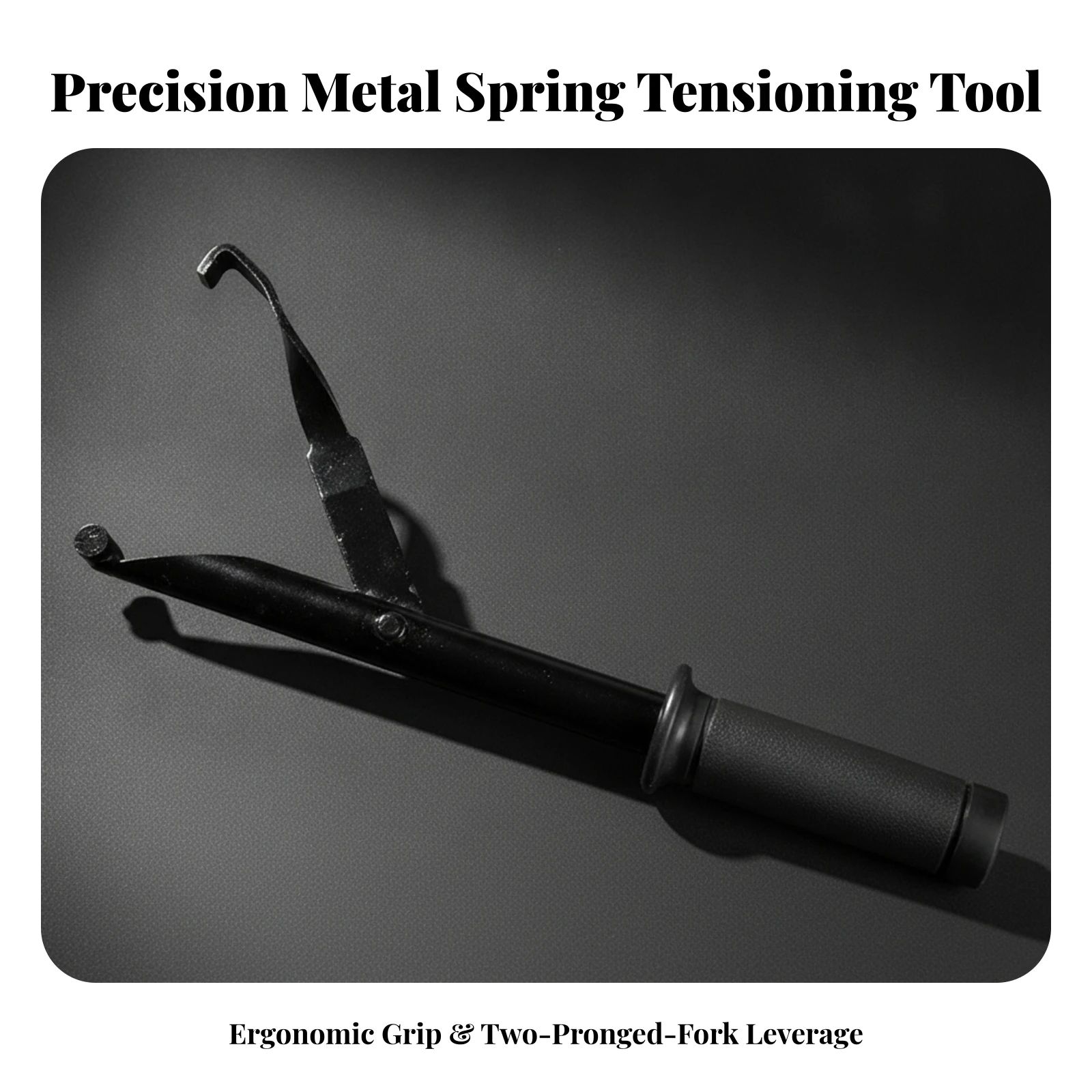 S-Shaped Spring Stretching Tool Textured Handle Lever Spring Stretcher Ergonomic Strong Load Capacity