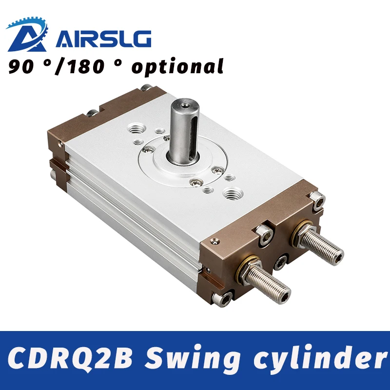 CDRQ2BS10-90 CDRQ2B15 20 30 -180 thin rotary oscillating cylinder rotates 90 degrees and 180 degrees CDRQ2BS10-90 CDRQ2B15-180