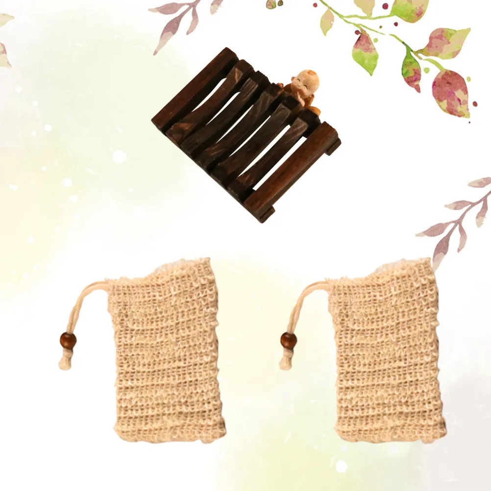 

Bath Soap Bags Bathtub Dish 's Dishes Net Pouch Kitchen Containers for Bars