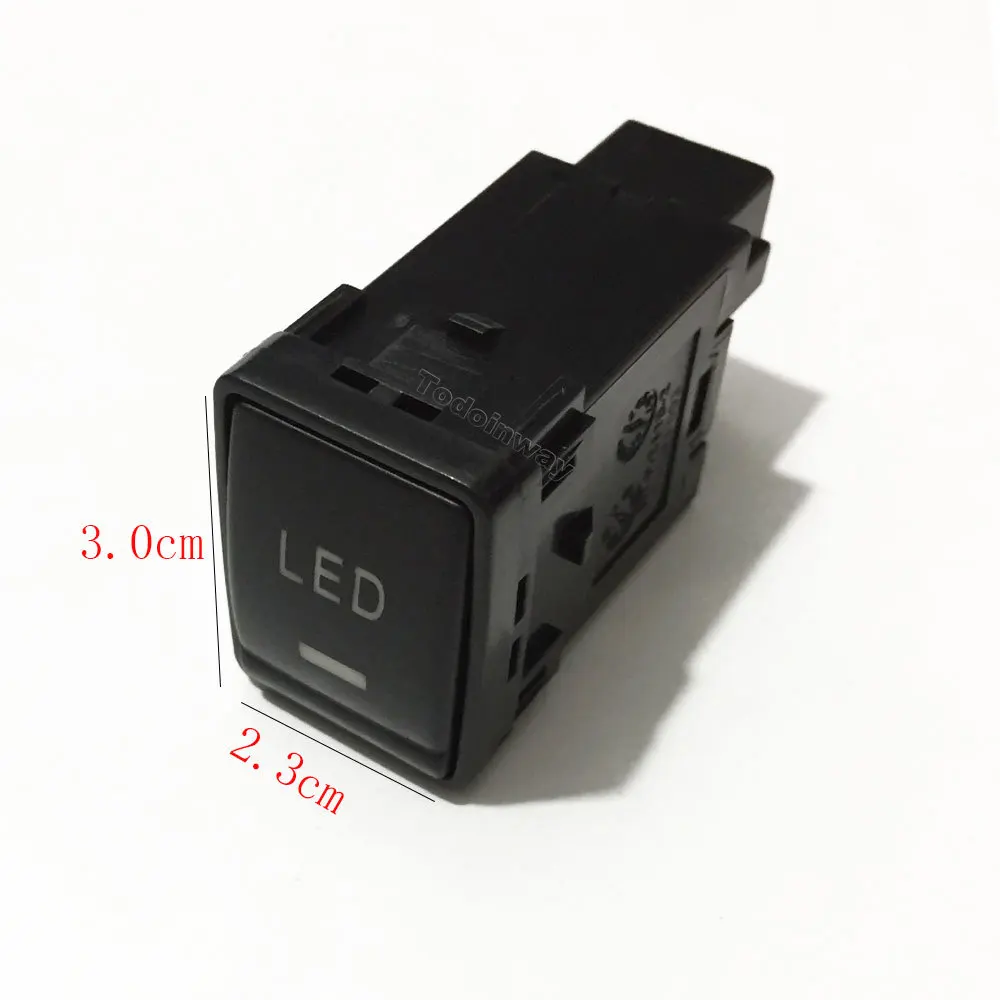 LED DRL Fog Light Switch Power Lamp On Off Spotlight Control