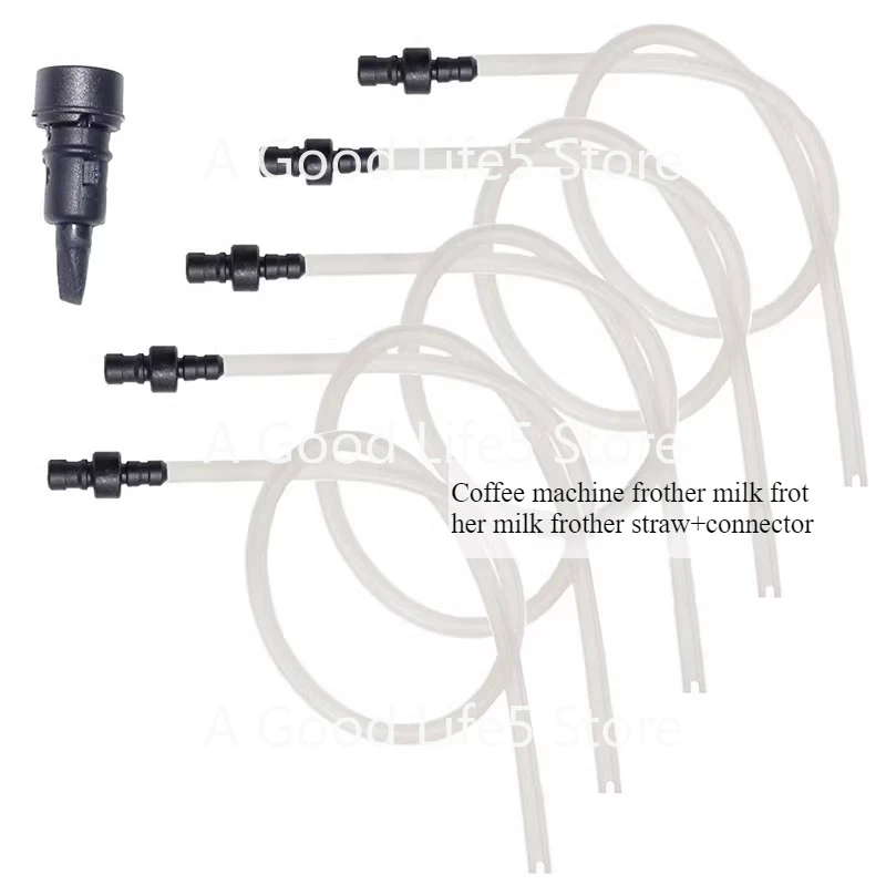 

Suitable for Jura Coffee Machine Milk Foam Straw + Connector Profi Easy Cappuccino 1pc