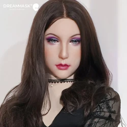 (Q04M CHING4)'Dreammask' DMS Crossdress Female/Girl Half Head/ Full Head Cosplay Kigurumi Male To Female Mask Drag Queen Shemale