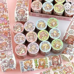 3/5/10 PCS Kawaii Washi Tapes Set Leuke Japanse Papier Afplakband Journal Decoratie Schoolbenodigdheden Briefpapier sticker