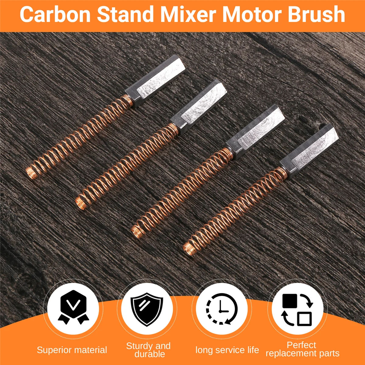 W10380496 Carbon Stand Mixer Motor Brush for Whirlpool & Kitchen Aid Mixer Motor Brush 5K5SS WHK55K#ABGP