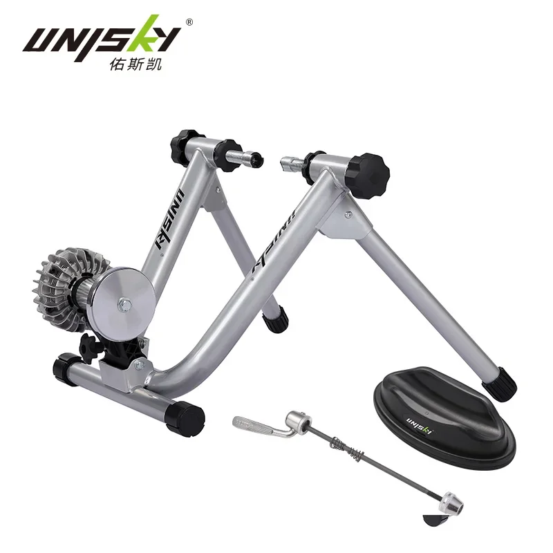 Fluid Resistance Unisex road bike MTB Bike hot sale build in  power speed sensor Home Bike Trainer Exercise Stand