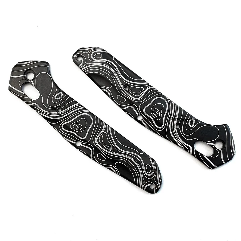 Premium Aluminum Alloy Grip Plate For BM Osborne 940 Tactical Knife EDC Camping Hunting Knife Repair Accessory