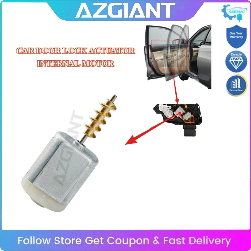 AZGIANT Car Centre Door Lock Motor FC-280 Quiet Operation 12V DC For 2002-2007 Ford Mondeo MK3 Interior Replacement Parts