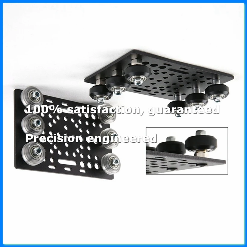 2PackX(V-Slot Gantry Set 20-80mm Gantry Plate with Wheels for V-Slot Aluminum Profiles CNC Router and 3D Printer Part-A)