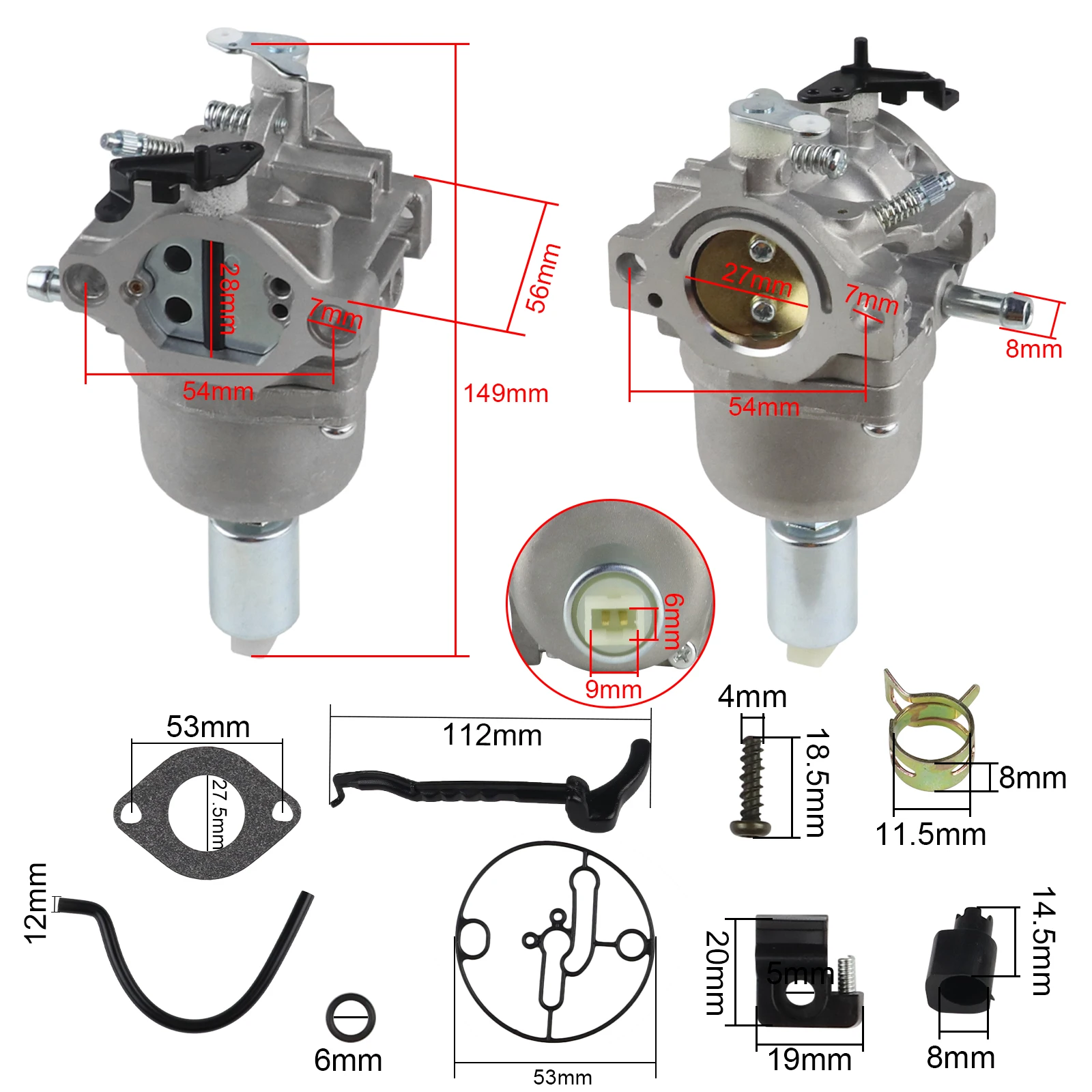 799727 698620 Carburetor Carb for Briggs & Stratton 14hp 15hp 16hp 17hp 18hp Engine 499153 498061 791886 Lawn Tractor Mower