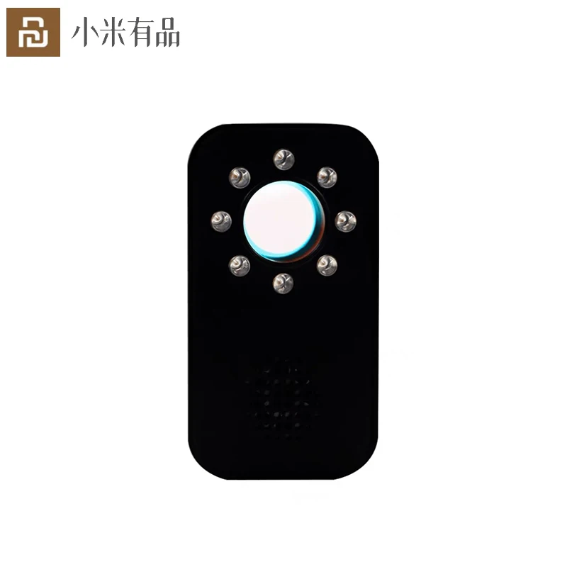 

Smoovie Multifunctional Infrared Detector Hotel Monitoring Detection Sound and Light detectionAlarm Compact and Portable Black