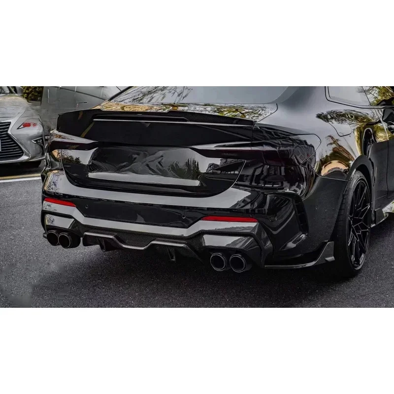 Dry Carbon Fiber Body Kit for 4 Series G22 G23 Coupe 2021, including inner front lip, side skirt, rear diffuser and front grille
