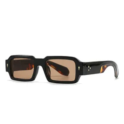 Luxury Brand Designer Square Classic Rivet Sunglasses Women For Men Male Trendy Sun Glasses Vintage Popular Punk Shades UV400