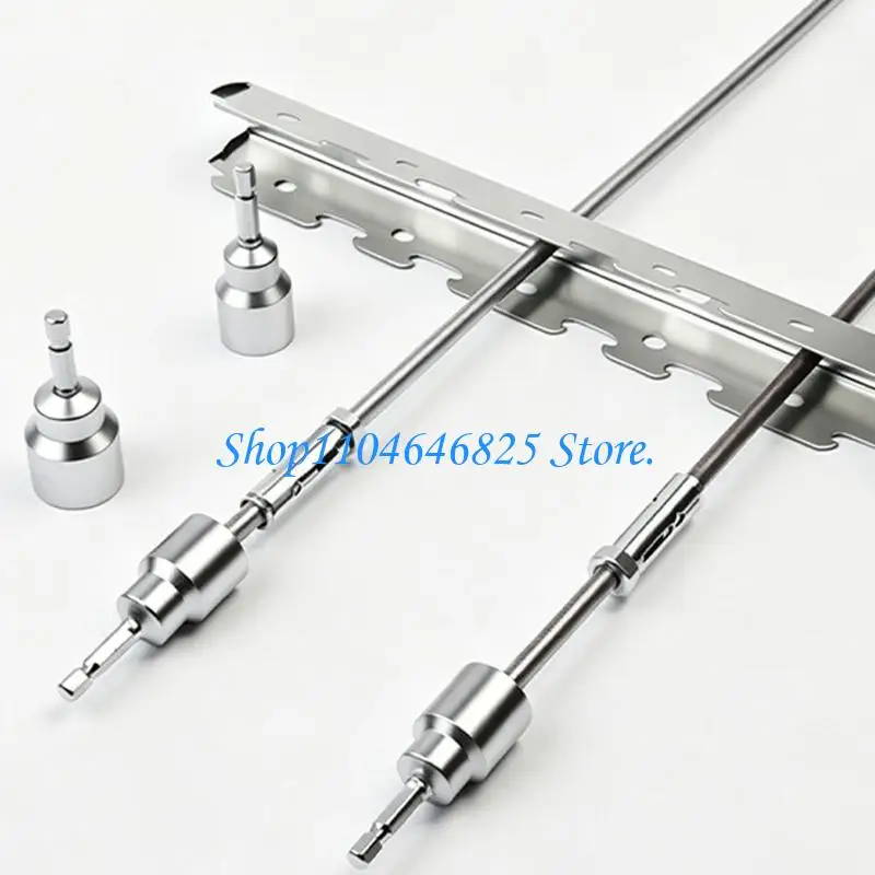 Electric Screwdriver Socket For Wall Ceiling Rod 6MM/8MM Steel Hexagonal Shank