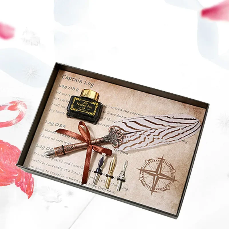 

Набор перьевых ручек, ручка для подписи с натуральным узором, ручка для свадебного банкета, каллиграфическая ручка с наконечниками для авторучек, канцелярские принадлежности