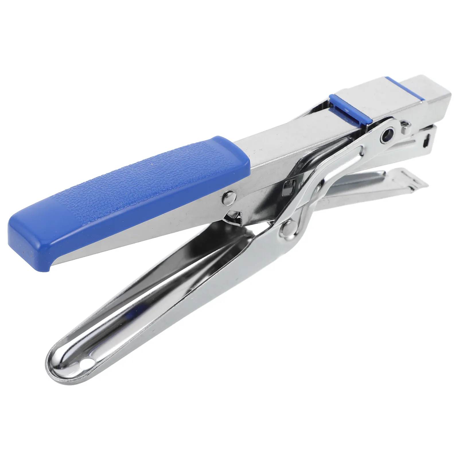 Heavy Duty Handheld Plier Stapler Blue Desk Stapler Capacity for Office School Crafting Teacher Use Travel Staplers