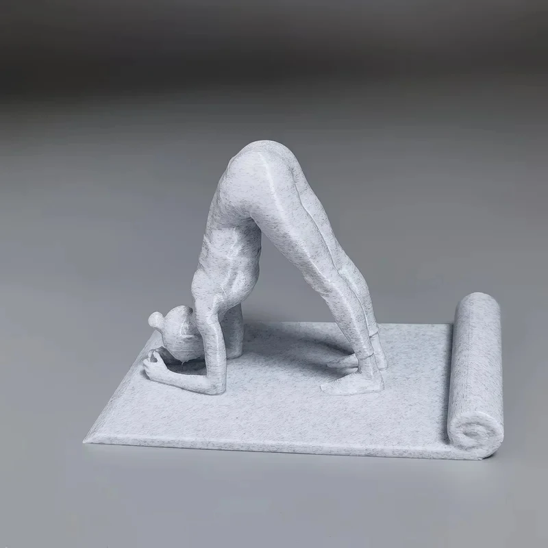 Yoga Girl Phone Stand Creative Meditation Figurine Holder Stable Desk Phone Holder Home Office Decor