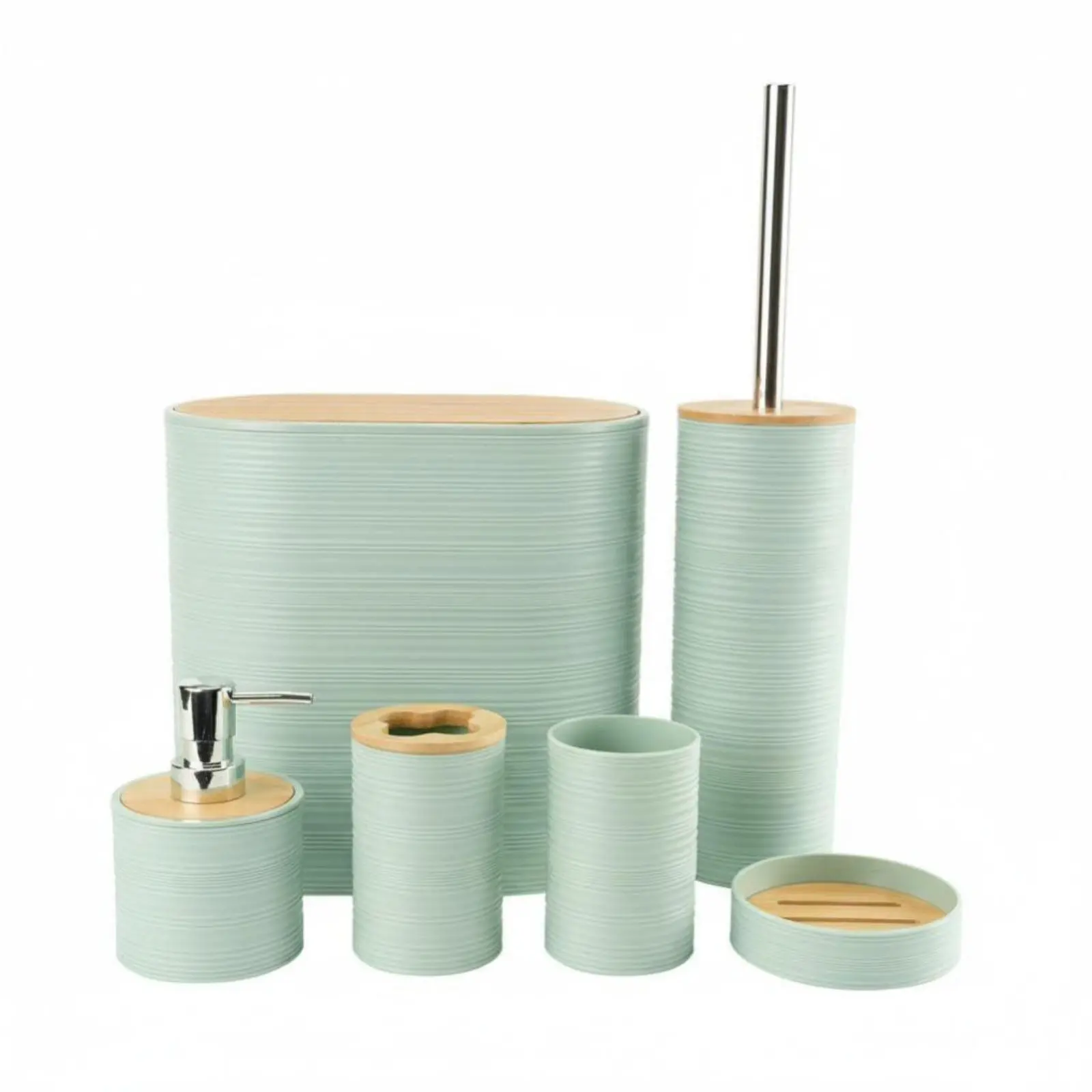 

Набор из 6 предметов для ванной комнаты: дренажная мыльница и держатели для туалетных принадлежностей, прочные, легко моются, для гостиниц и отелей