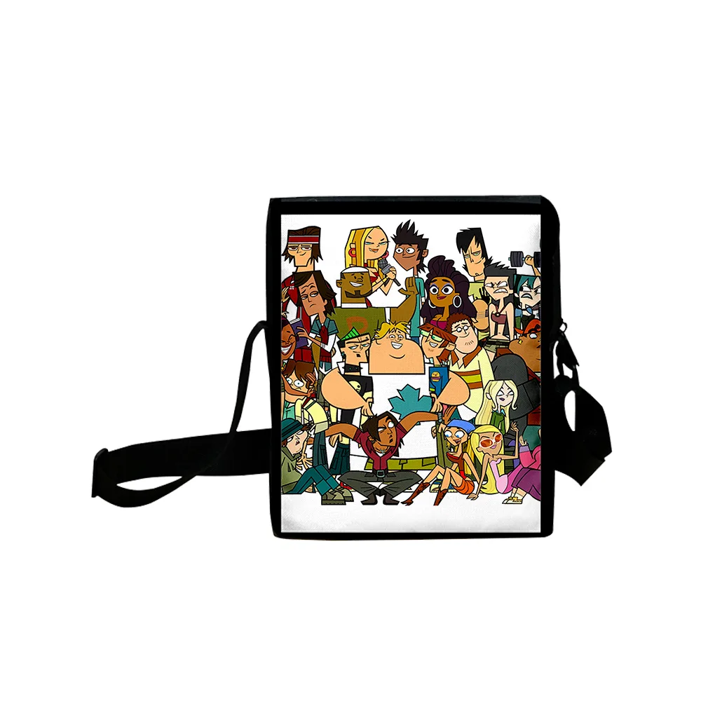 Tas Satchel Kain Oxford Daypack Kartun Total Drama Tas Uniseks