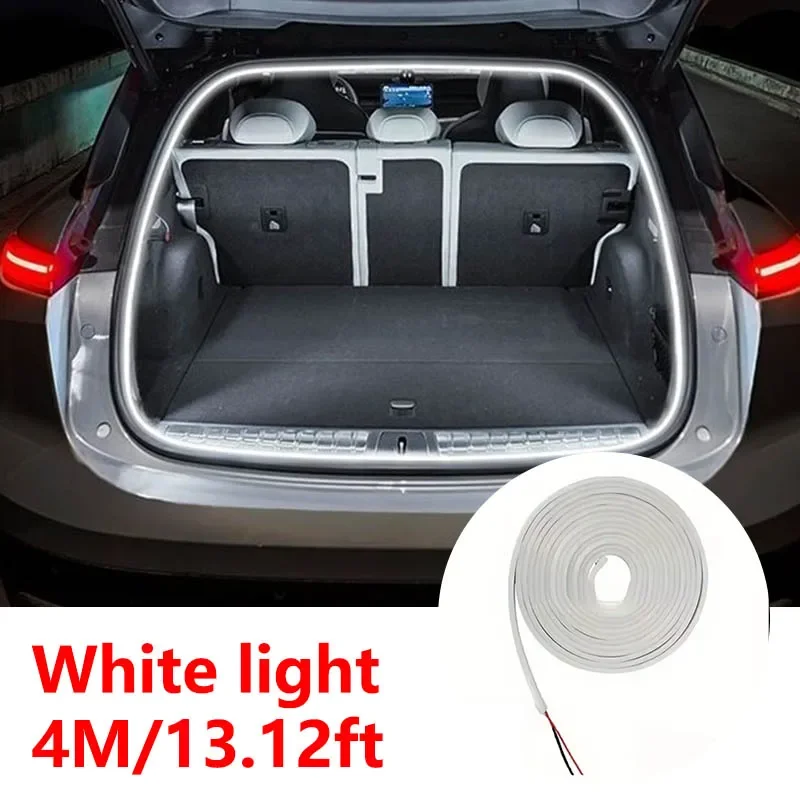 Auto hoge helderheid kofferbakverlichting omgevingslicht interieurdecoratie LED-bedrading gratis automatische detectie achterklep lichtstrip