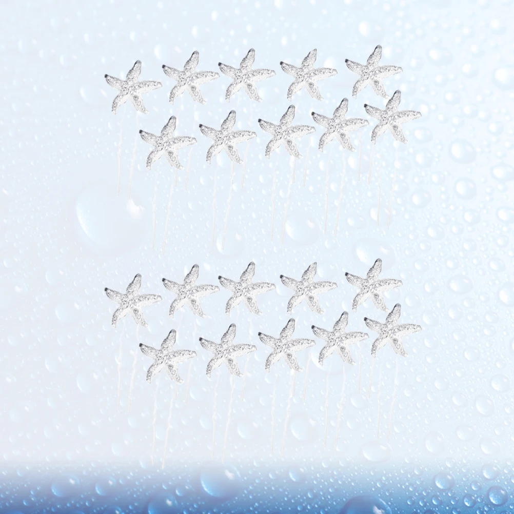 

20 Pcs Hair Pins U Shape Hairpins Rhinestone Rhinestones Jewelry Decoration Bridal