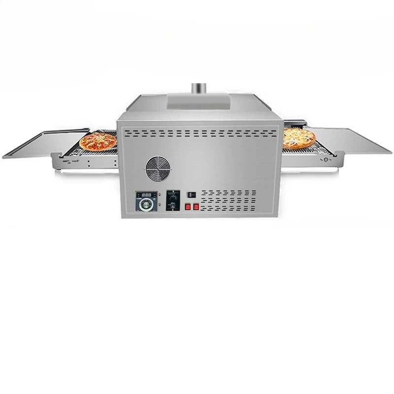 Forno per pizza a nastro trasportatore a gas, forno per pizza commerciale da 9 pollici e 12 pollici