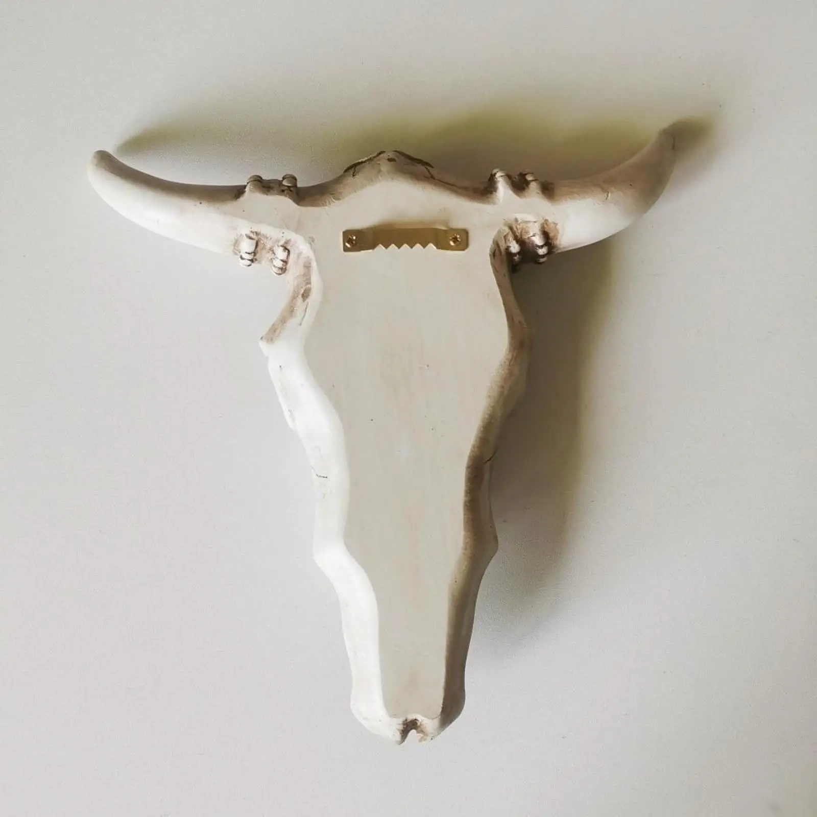 Cow Head Wall Decor Home Decor Resin Ornaments Easy to Use Wall Ornament Ox Head Skull Statue for Club Living Room Farmhouse