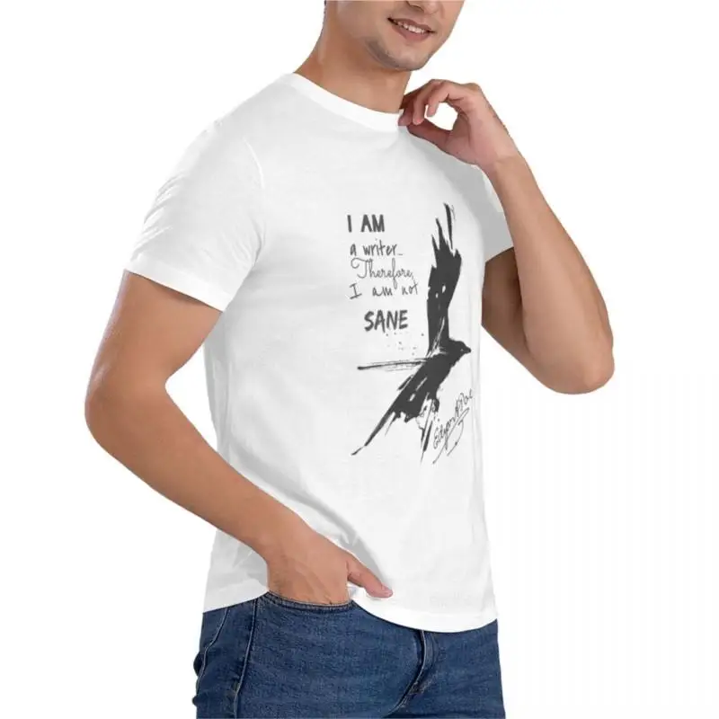 Edgar Allan Poe: I Am A Writer Relaxed Fit T-Shirt mens workout shirts mens tall t shirts t shirt man Short t-shirt