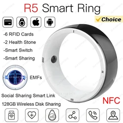 2024 Hot Sales R5 Smart Ring Access Card Storage Ring Intelligent Health Rings GPS IC ID NFC 6 Cards 128GB Wireless Disk Sharing