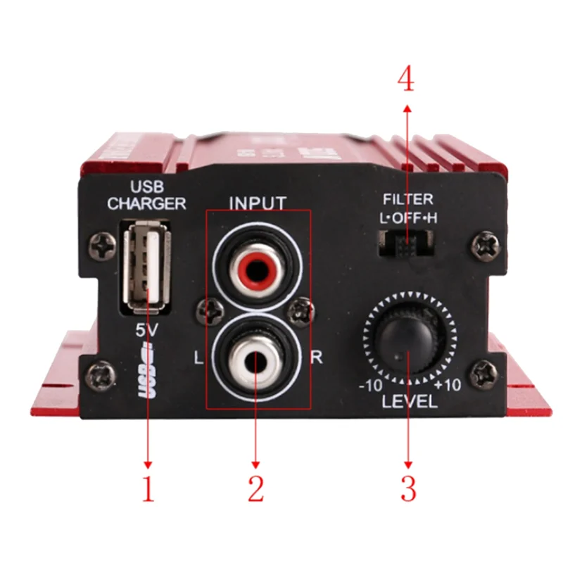 Pop kinter amplificador de áudio do carro 12v cabo 2 canais mini amplificador estéreo amp subwoofer porta usb mp3 amplificador de áudio do carro