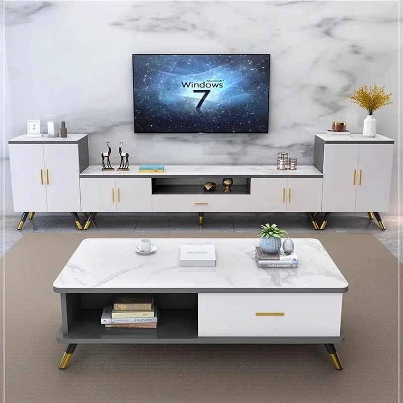 Luxury Decoration Side Table Modern Living Room Aesthetic Designer Unique Coffee Table Cute Mesas Bajas Postmodern Furniture