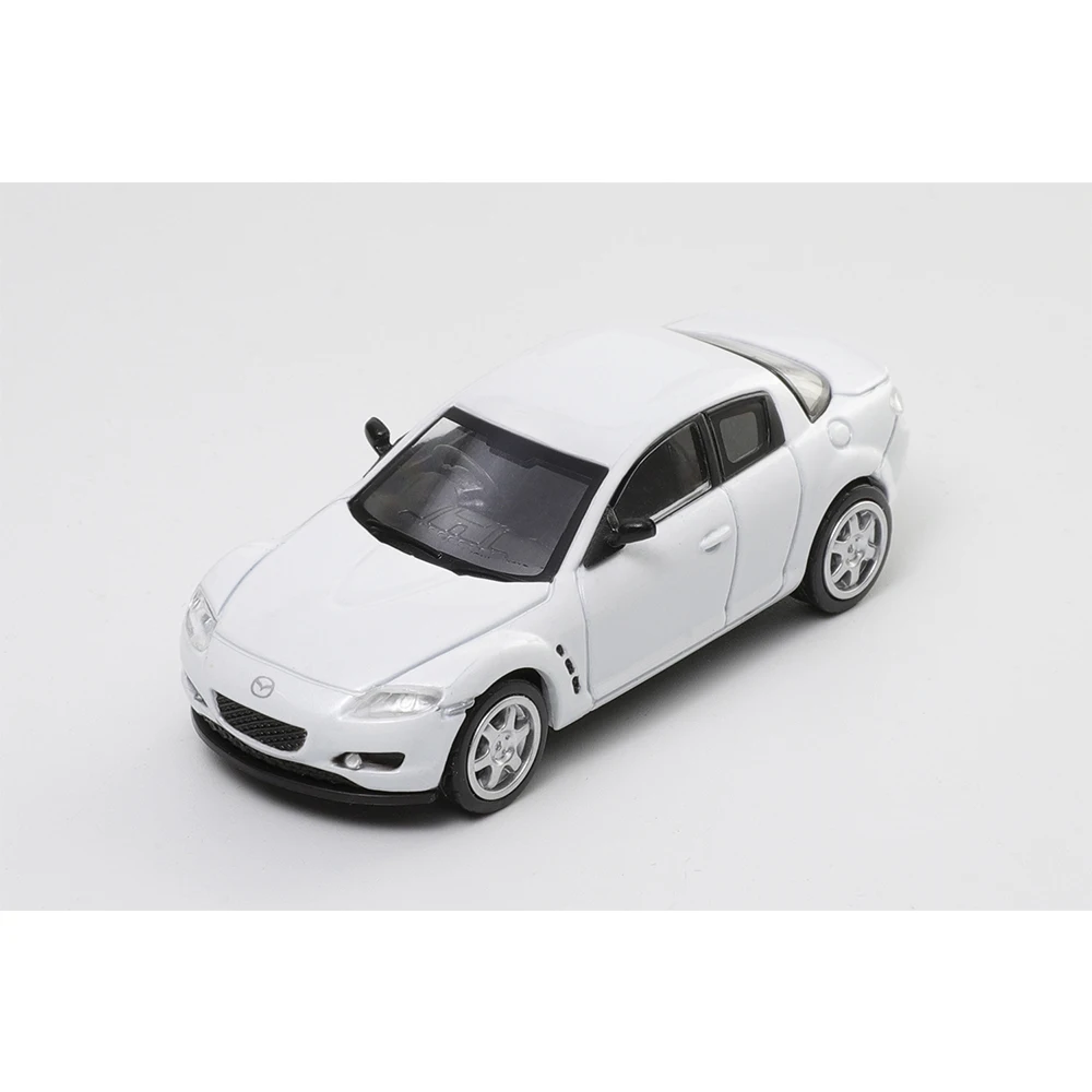 

DCT 1/64 RX8 Модель спортивного автомобиля с правым рулем JDM Автомобиль Литой под давлением Коллекция автомобилей Игрушечная станция Автомобиль