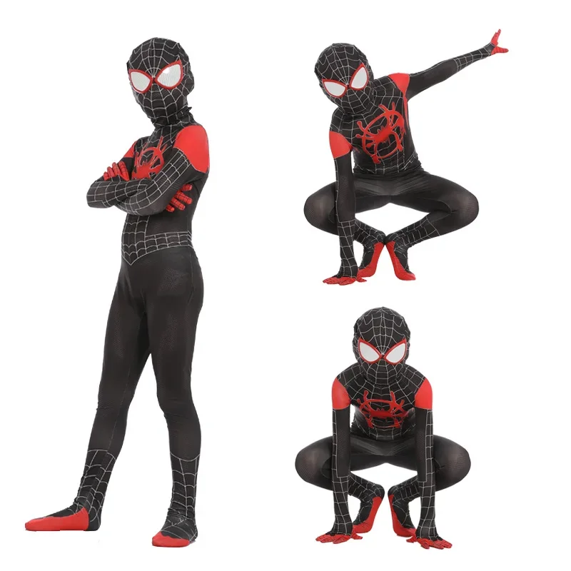 MINISO dzieci kobiety pająk Gwen kostium Gwendolyn Maxine Stacy Zentai garnitur Spidergirl Cosplay kostiumy na Halloween dla dziewczynek