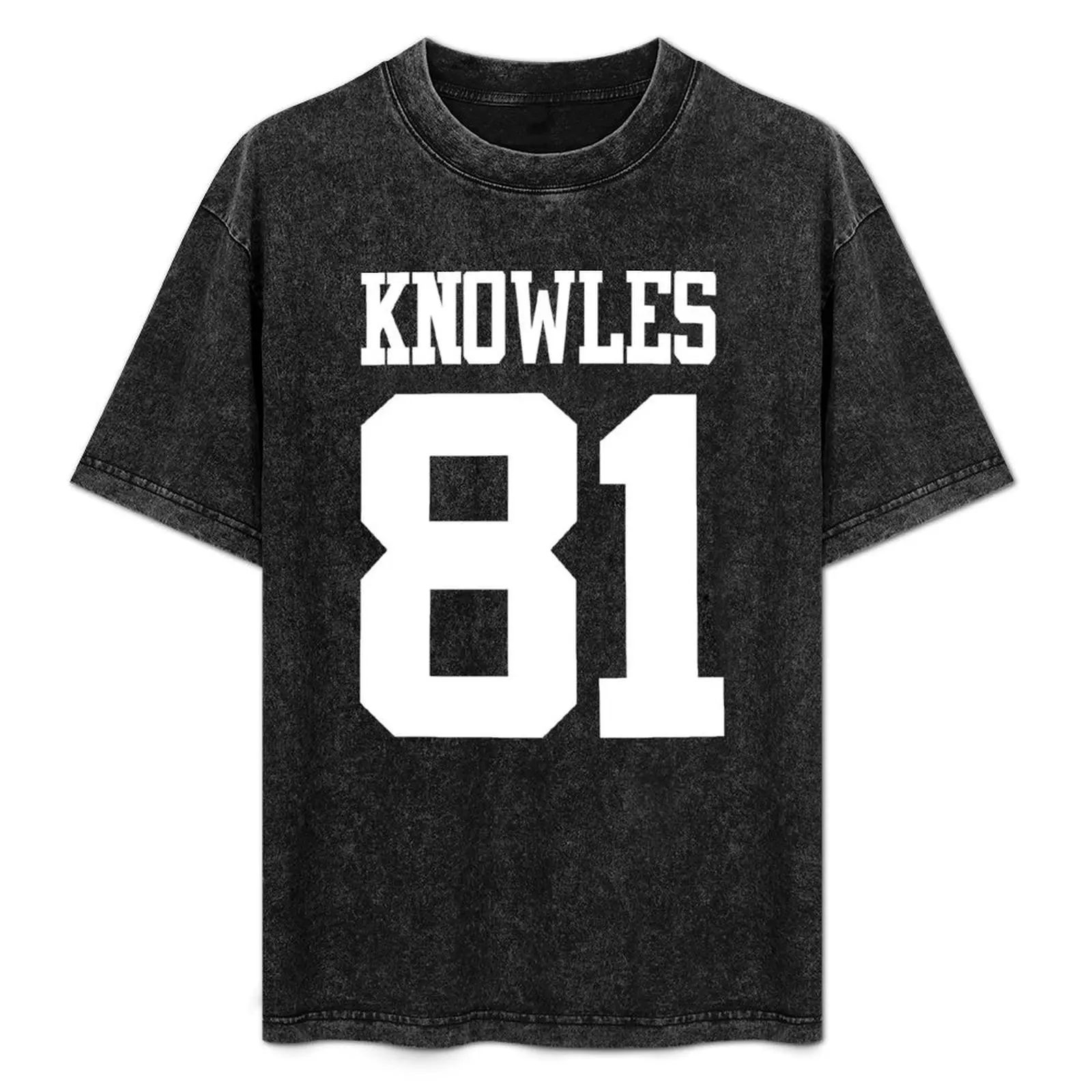 

KNOWLES 81 T-Shirt man t shirt heavy cotton graphic t shirts for shirt casual shirt plain T-Shirt