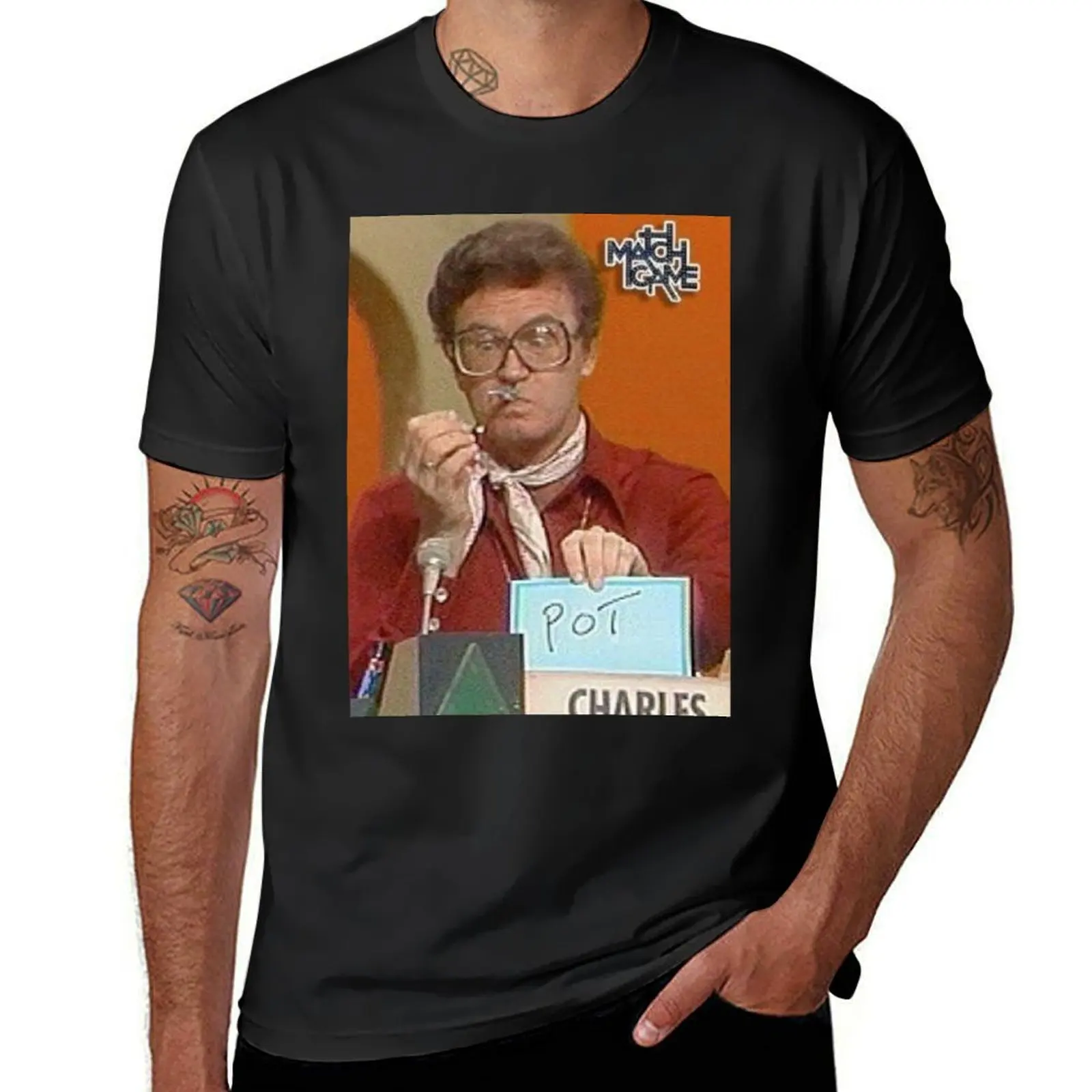 Charles Nelson Reilly Pot T-Shirt korean fashion cute tops summer tops men clothings