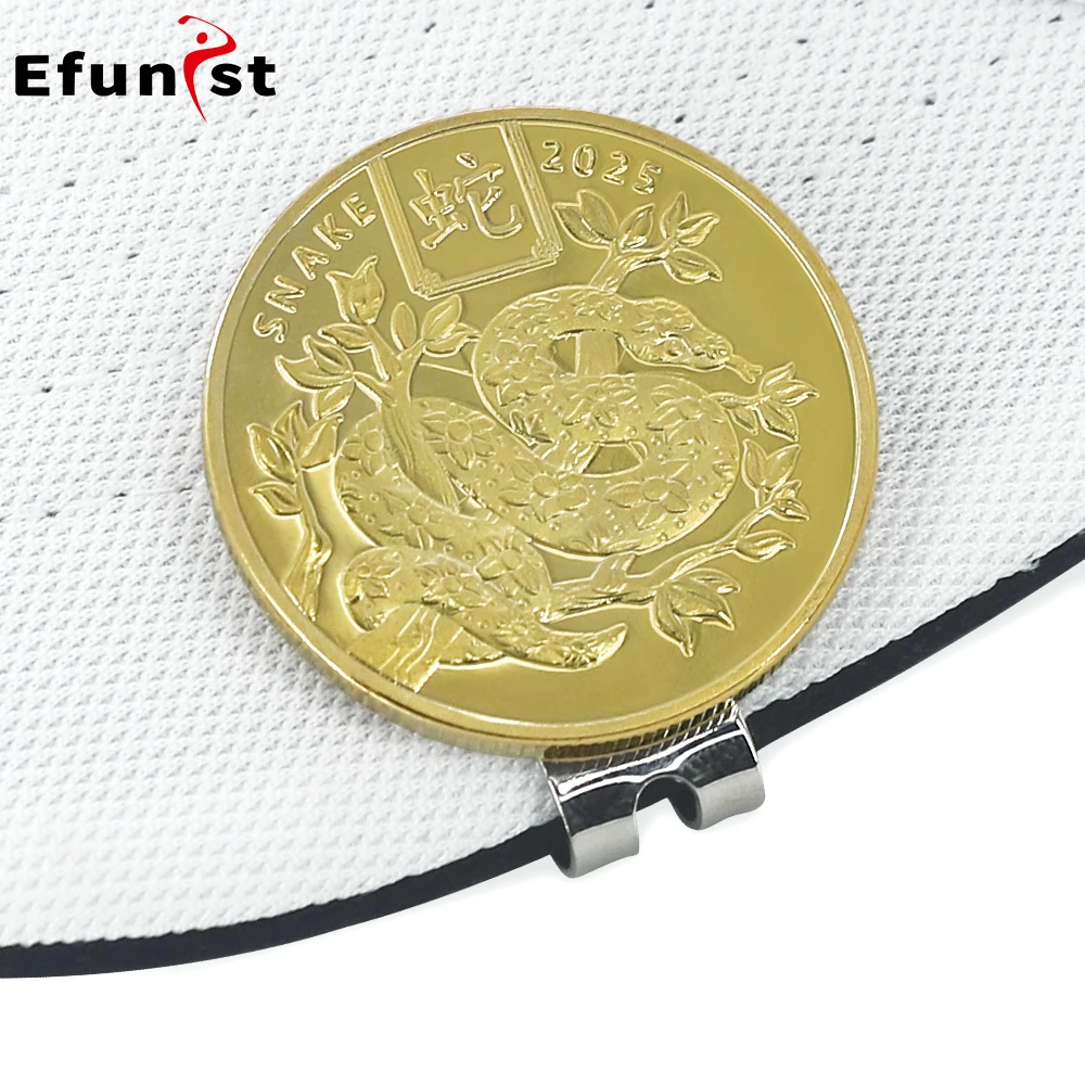 Golf Ball Mark mit Golf Hut Clip Magnetische Legierung Birdie One Putt Adler Tiger Kappe Handschuh Design Golf Marker Männer Frauen Drop Schiff – Detail 2