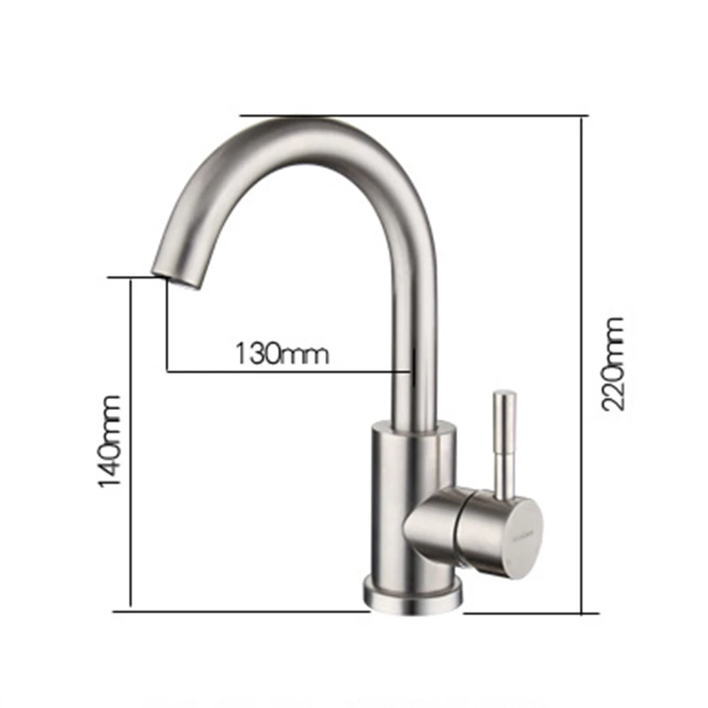 

Basin Sink Bathroom Faucet Countertop Mounted Hot & Cold Water Basin Mixing Faucet Wash Basin Sink Faucet Crane Small Bend Style