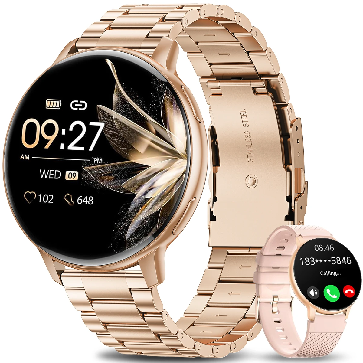 LIGE Smartwatch moda per uomo donna chiamata Bluetooth orologi sportivi fitness impermeabili ossigeno nel sangue smartwatch donna sana uomo