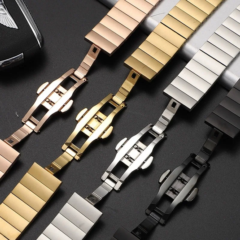 Luxuriöses Metallarmband für Samsung Galaxy Watch 9 8 40 44 mm, Ersatzarmband aus Edelstahl für Galaxy Watch 8 Classic 46 mm – Detail 6