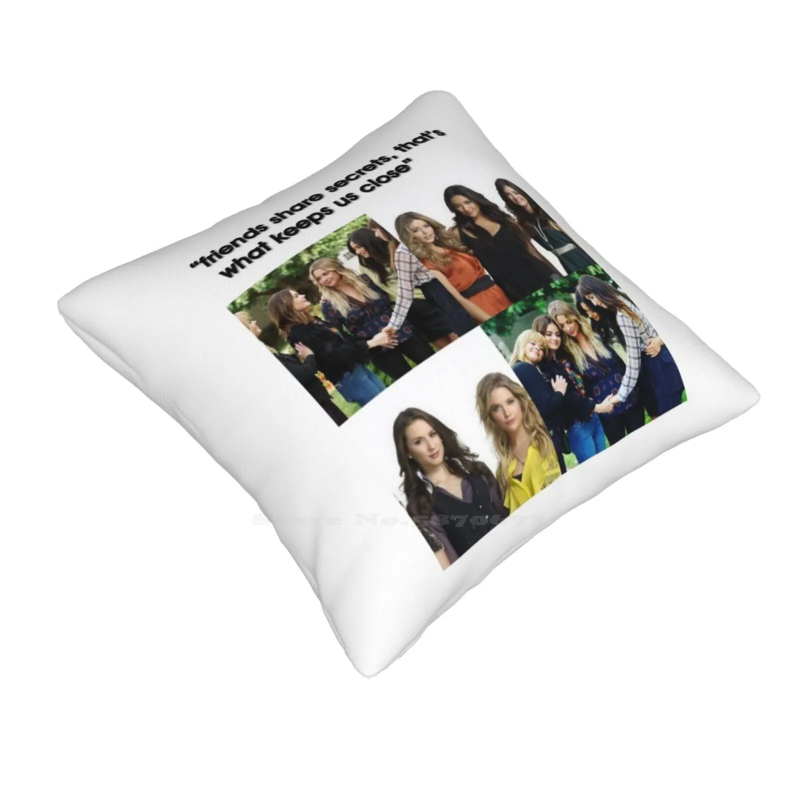 Pll , Friends Share Secrets Fashion Sofa Throw Pillow Cover Pillowcase