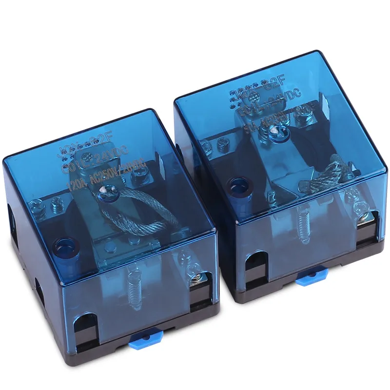 

Power relay JQX-62F 1Z 80A 120A High-power relay 12V 24VDC 220VAC Silver contact electric relay