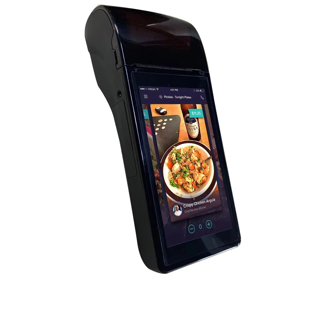 

All-in-One Android Handheld POS: NFC, WiFi, 4G Mobile Payment Terminal for Retail and Restaurants with Printer