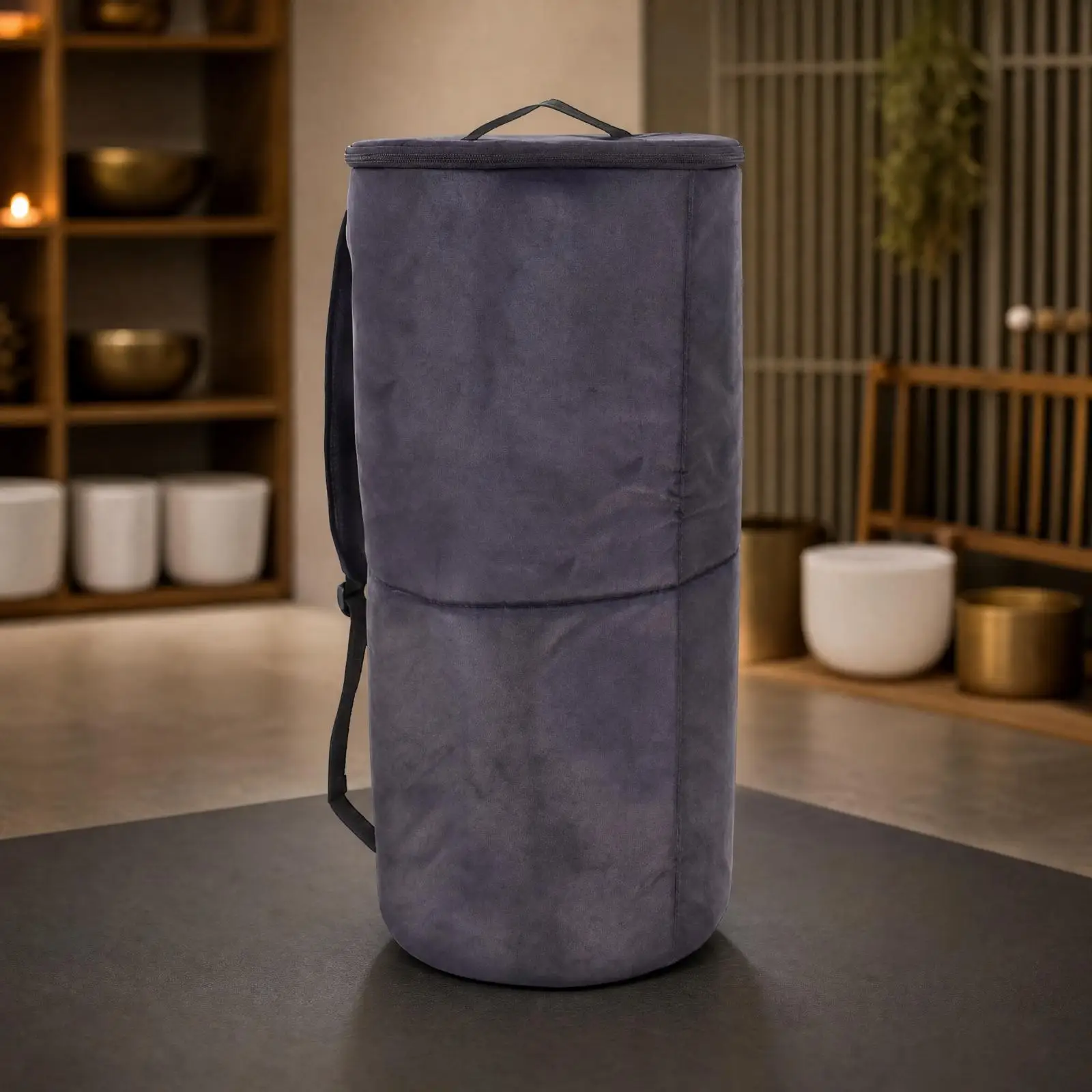 Crystal Singing Bowl Carrying Bag Safekeeping Singing Bowl Bag with Liner Pad Shock-Absorbing for Mobile Artists, Wellness