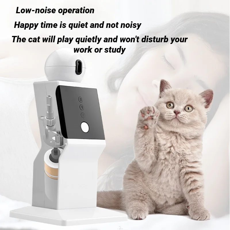 Pet Cats Toys Smart Robot Laser Cat Teaser Laser Cat Toy Intelligent Play Companion Cat Puzzle Toy Suit For Cat Cat Games