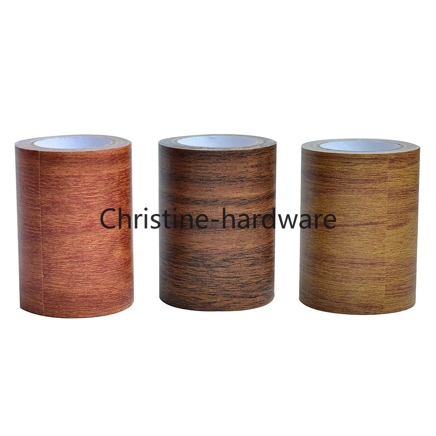 4.5M/Roll Realistic Wood Grain Repair Adhensive Duct Tape Floor Furniture Renovation Skirting Line Sticker Home Decoration
