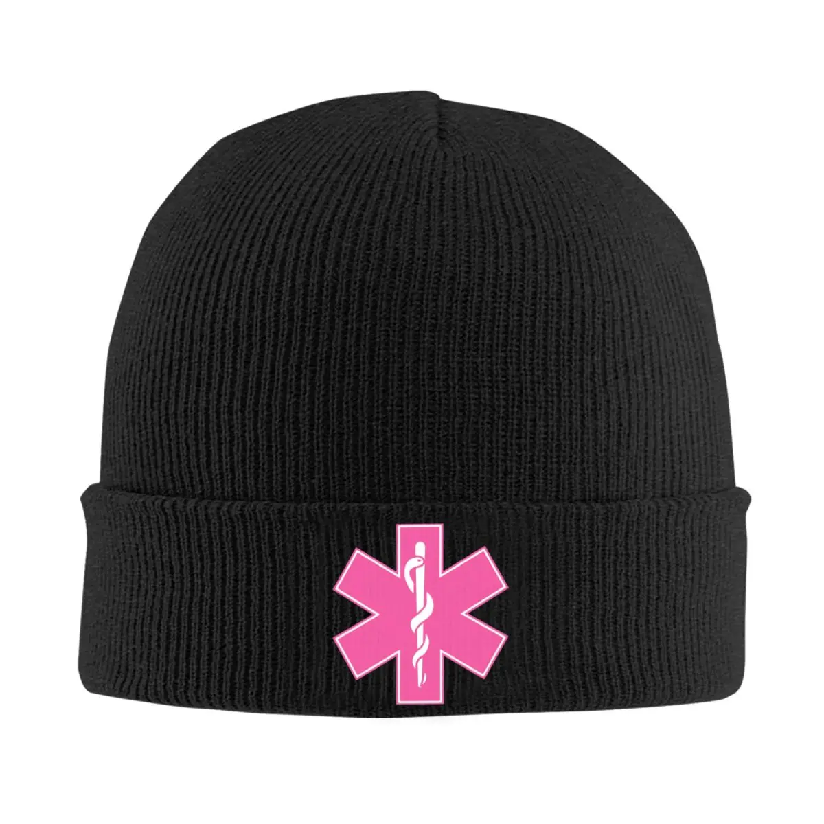 Paramedic Star Of Life Hat Autumn Winter Beanie Warm Emt Emergency Cap Men Women Acrylic Knitted Caps