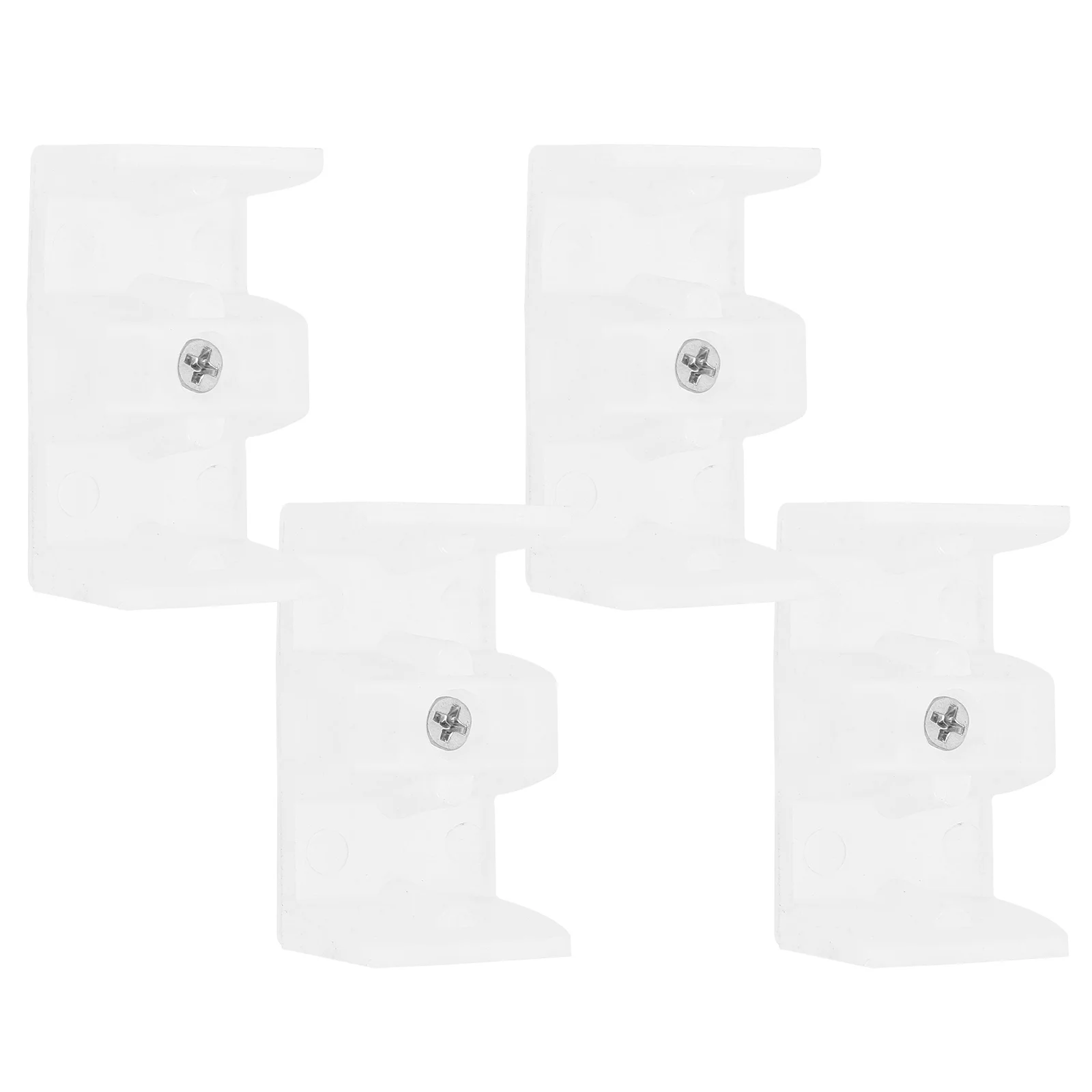 

NOLITOY 4Pcs Silicone Shower Door Bottom Guide Bumpers Sliding Door Collision Blocks for Bathroom Hardware