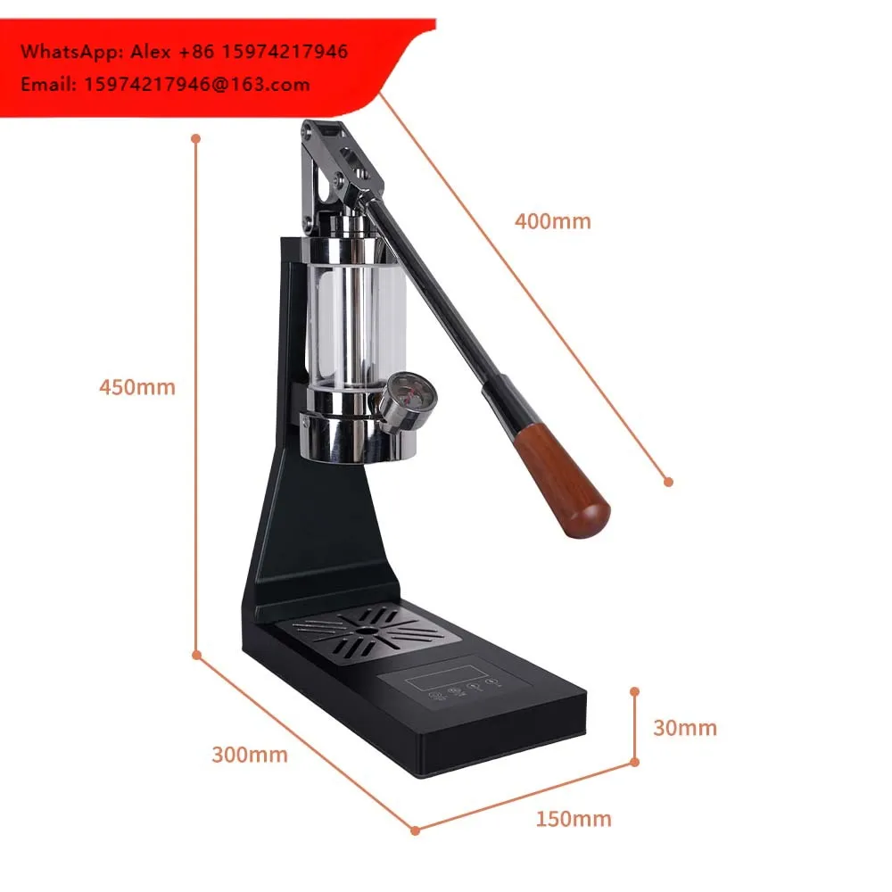 Variable Pressure Express Manual Stepless Espresso Machine 16Bar Hand Pressure Type Portable Coffee Makers Home Coffee Machine
