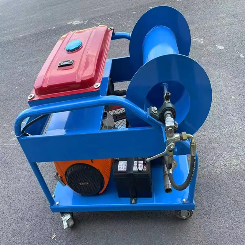 Maszyna do czyszczenia kanalizacji wysokociśnieniowa, myjka do rur kanalizacyjnych, maszyna do czyszczenia odpływów, hydrodynamiczna myjka do kanalizacji.