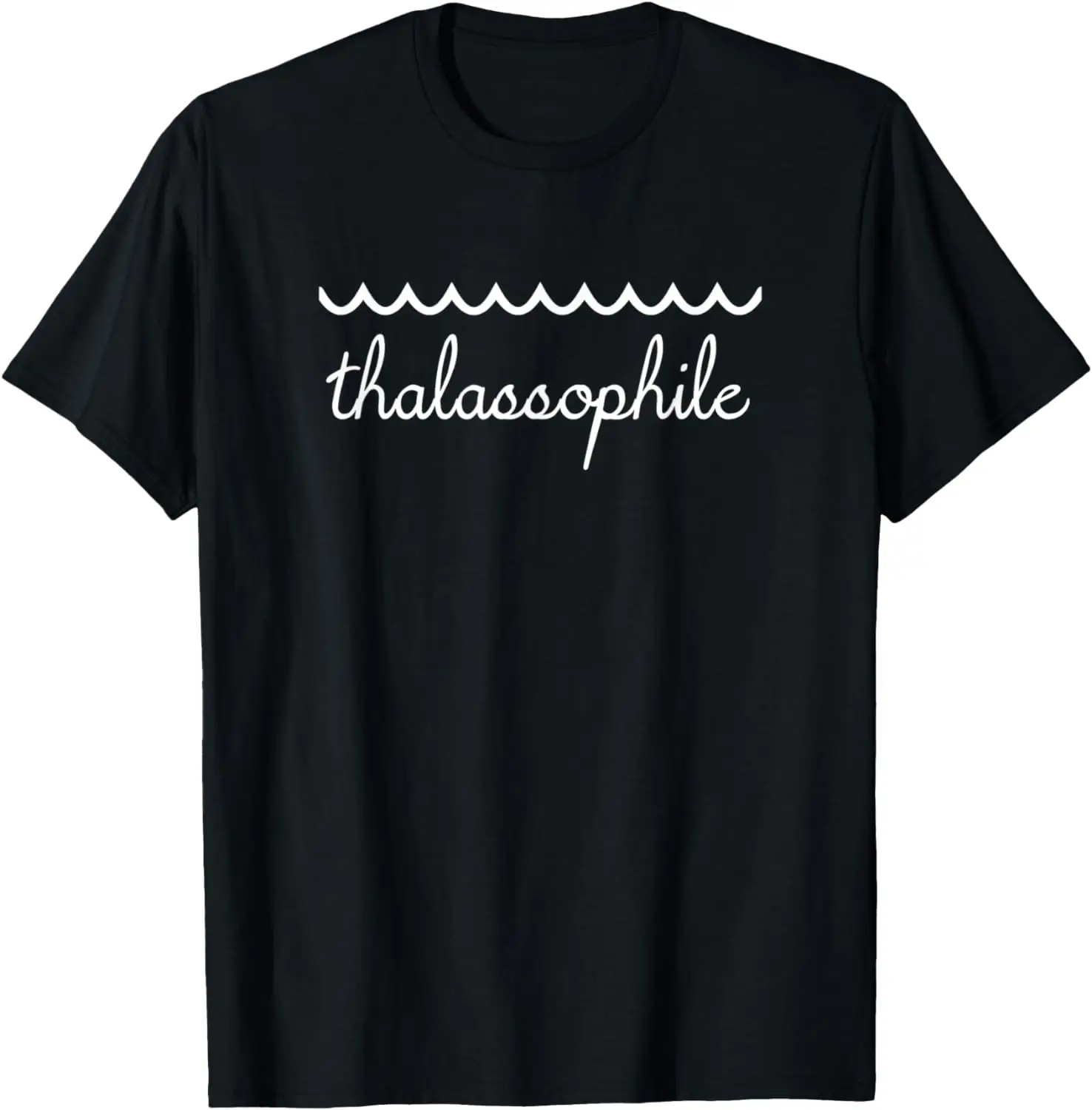 

Thalassophile Minimalist Sea Life T-shirt