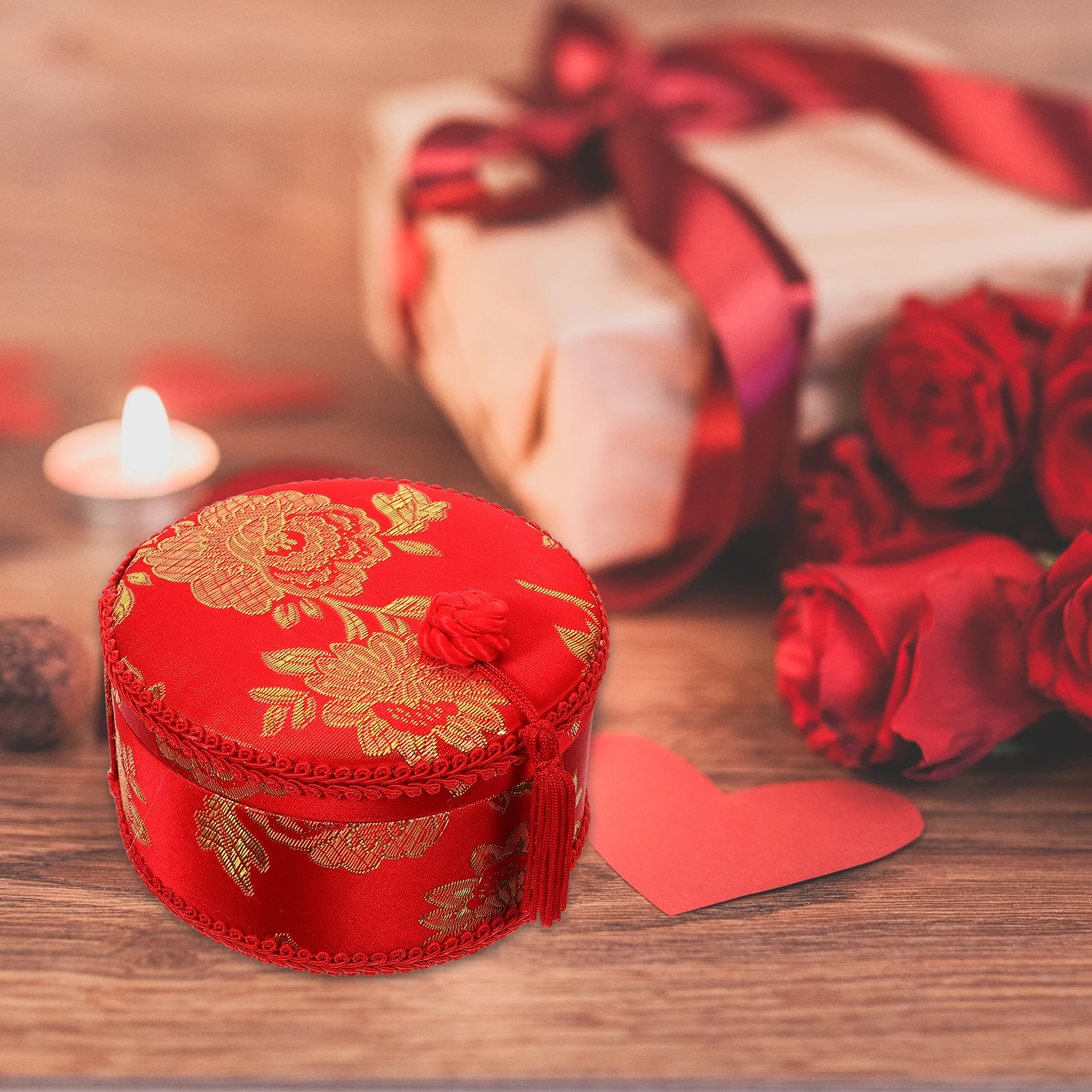 

Needle Storage Box Cloth Material Lidded Pin Cushion For Sewing Quilting Embroidery Diy Crafts Organizer Case